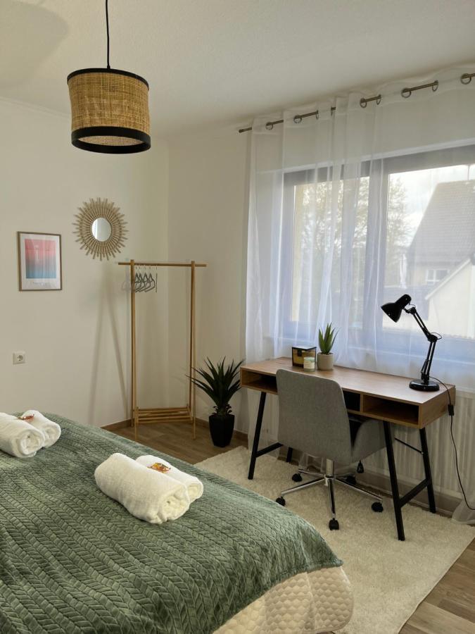 Korbstadt-Villa Rattan-Design Mit Balkon, Garten, Arbeitsplatz, Kueche 利克田非 外观 照片